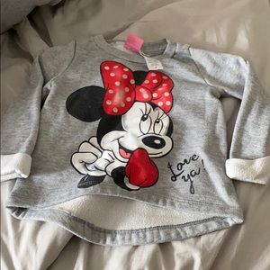 Disney Minnie 2 T sweatshirt
